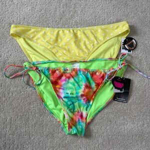 No Boundaries Bikini Bottoms Swimsuit Set Bundle Lot XL Size New with Tags